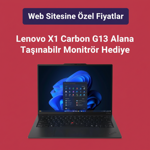 Lenovo X1 Carbon G13 Alana Taşınabilir Monitör Hed